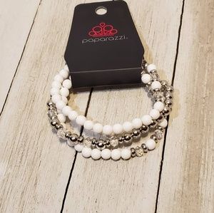 White & Silver Bracelet